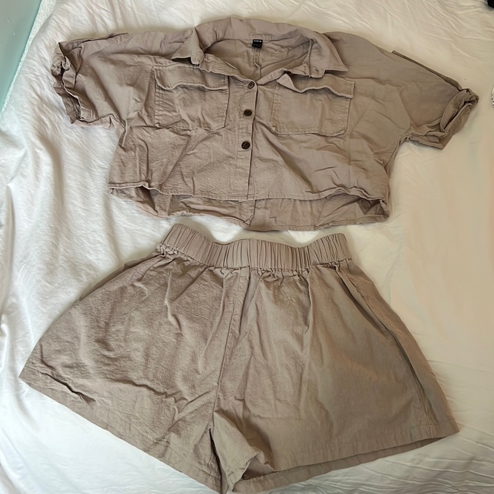 Matching khaki set